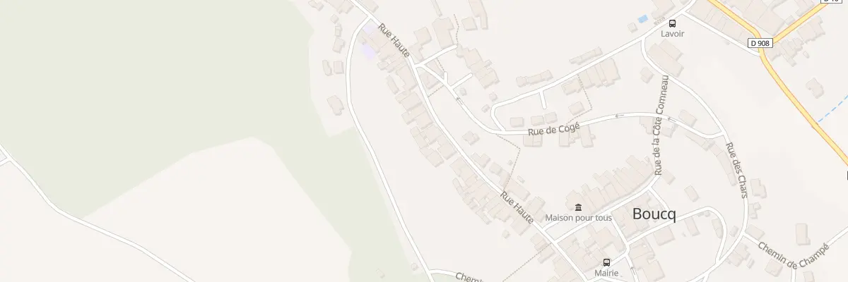 Plan du 46 Rue Haute à Boucq