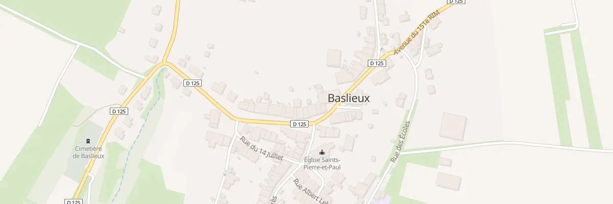Plan du 24 Rue du 151 Rim à Baslieux
