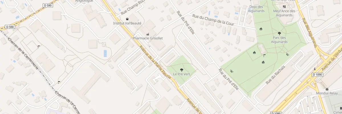 Plan du 25 Av de la Plaine Fleurie à Meylan