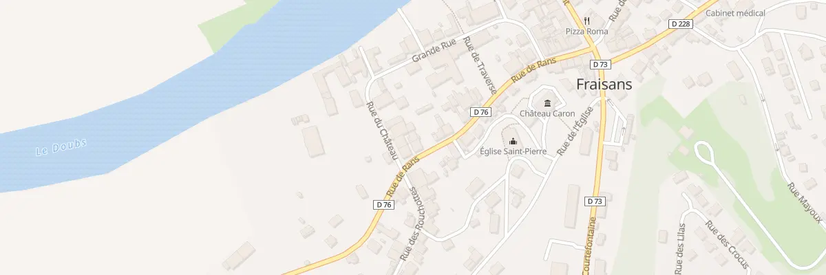 Plan du 26B Rue de Rans à Fraisans