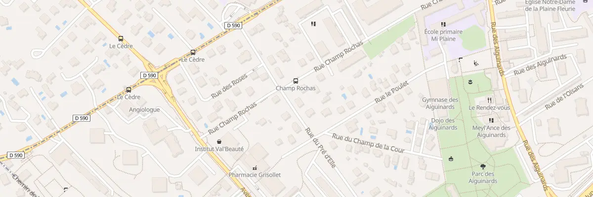 Plan du 7 Rue du Pré d’Elle à Meylan