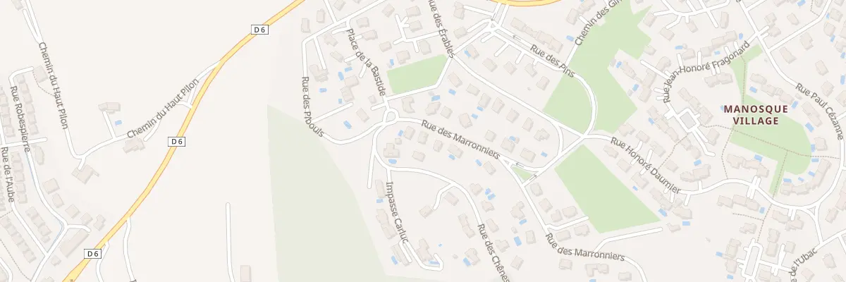 Plan du 32 Rue des Marronniers à Manosque