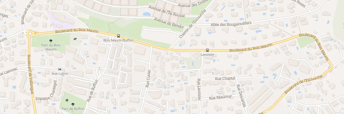 Plan du 934 Bd Bois Maurin à Bandol