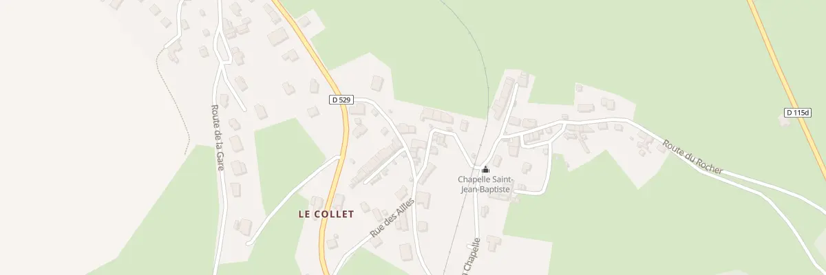 Plan du 6 Rue Lucien Chalon à Pierre-Châtel