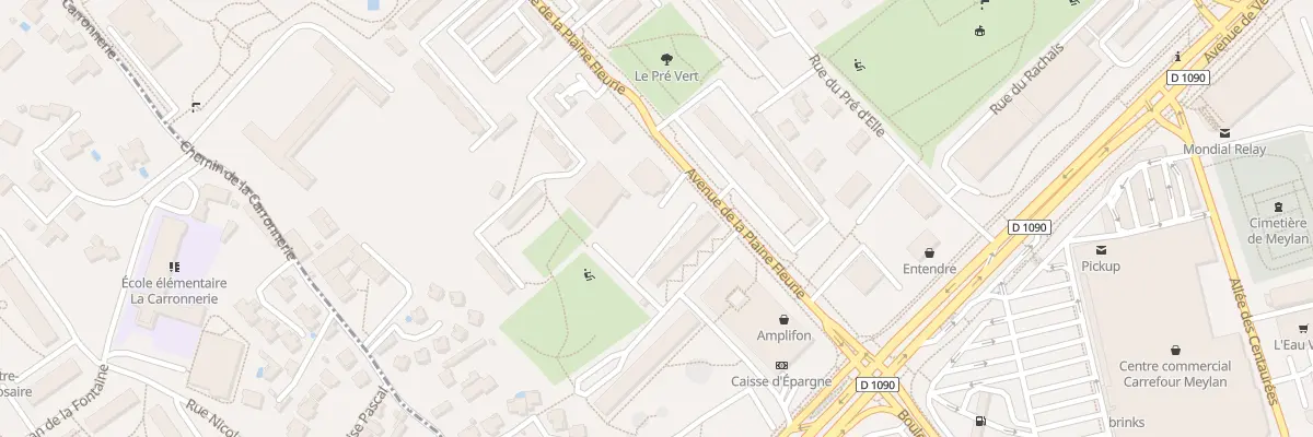 Plan du 40 Av de la Plaine Fleurie à Meylan