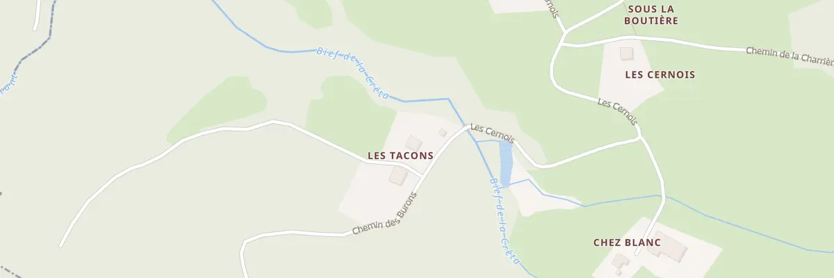 Plan du 4 Qua les Cernois à Choux