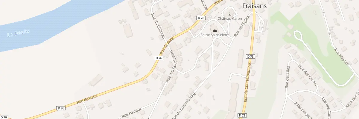 Plan du 5 Rue des Rouchottes à Fraisans