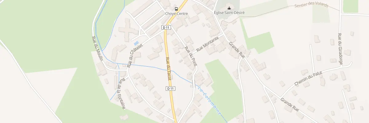 Plan du 5077 Rue de Cugney à Colombine