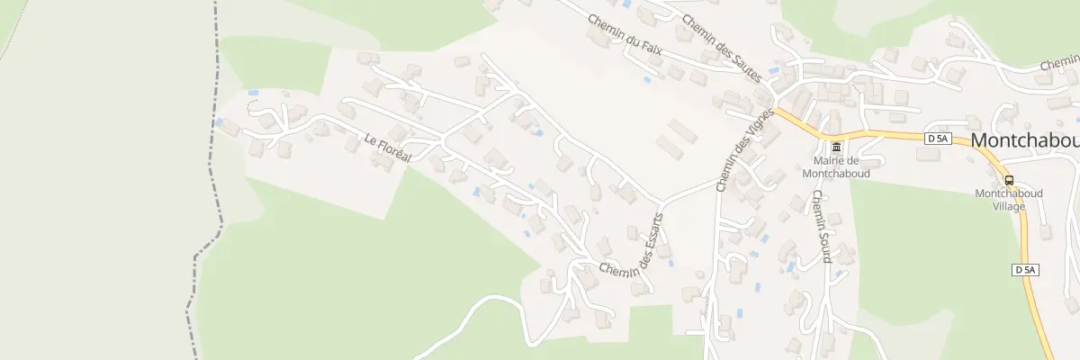 Plan du 455 Che des Vernes à Montchaboud