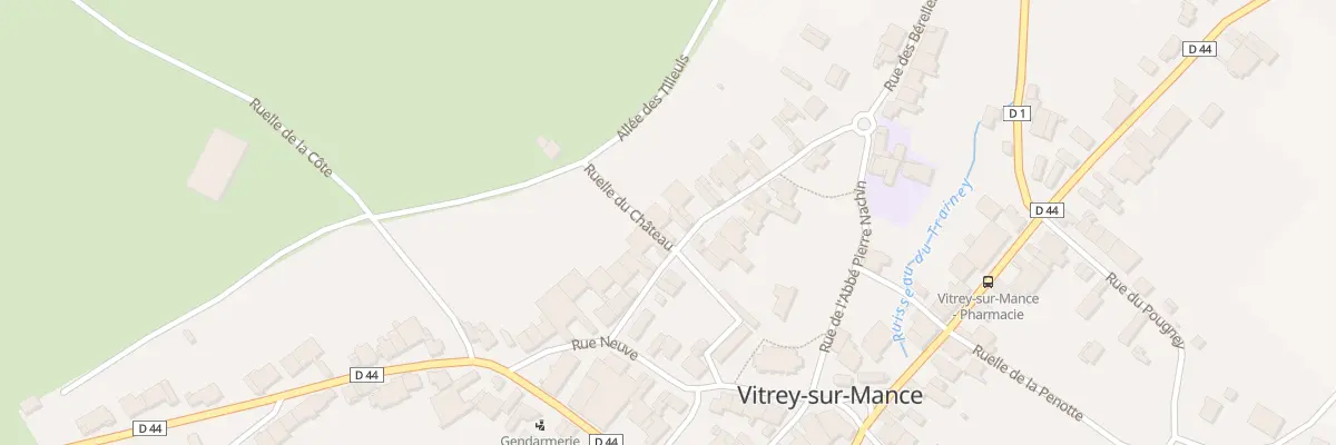 Plan du 17 Rue du Charmois à Vitrey-sur-Mance