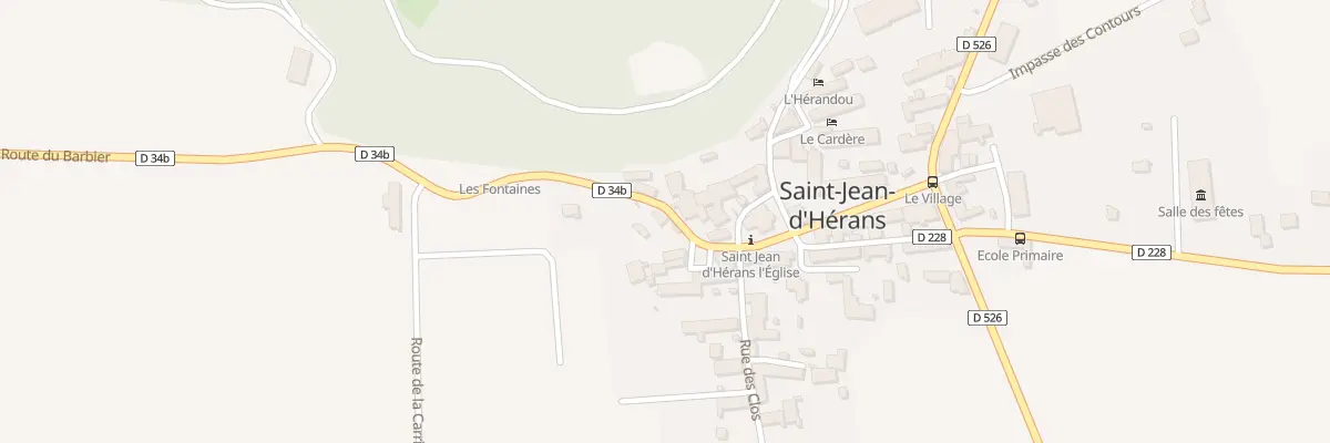 Plan du 5032 Village de Saint Jean à Saint-Jean-d’Hérans