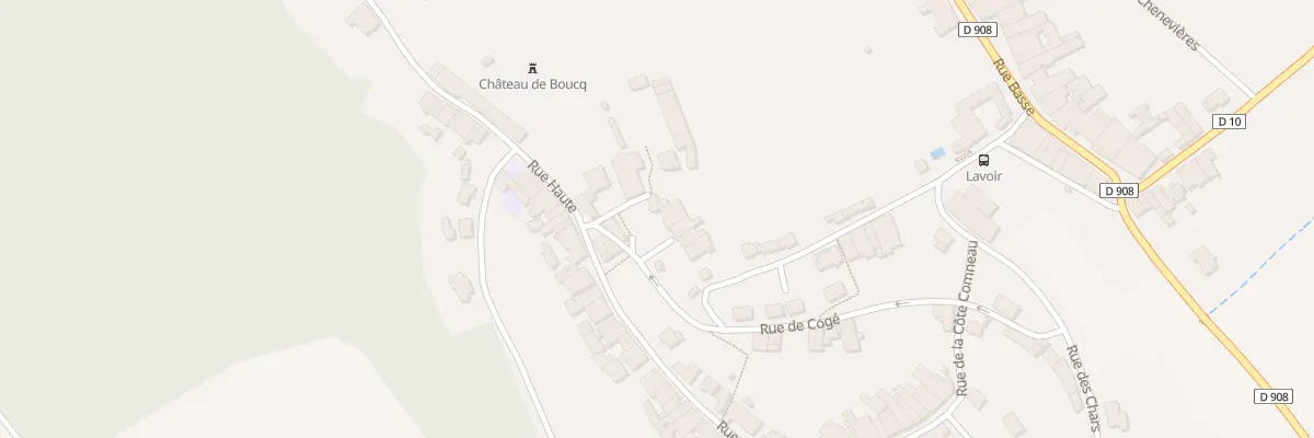Plan du 6 Rue de Cogé à Boucq