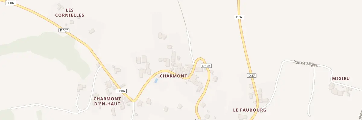 Plan du 428 Rte des Lavoirs à Parves et Nattages