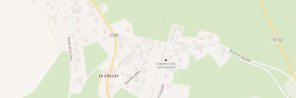 Plan du 5 Rue Robert Nicolas Charles à Pierre-Châtel