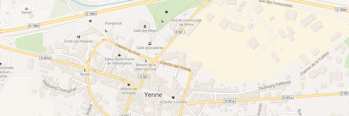 Plan du 150 Che des Fosses à Yenne
