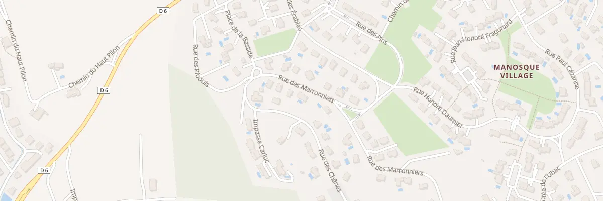 Plan du 82 Rue des Marronniers à Manosque