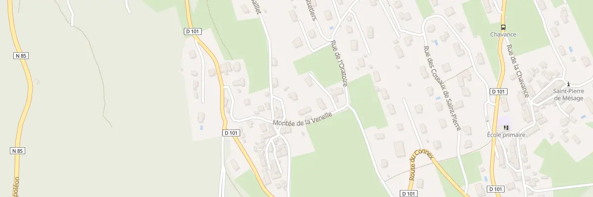Plan du 94 Mte de la Venelle à Saint-Pierre-de-Mésage