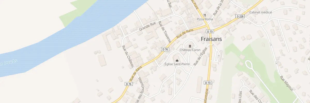 Plan du 20 Rue de Rans à Fraisans