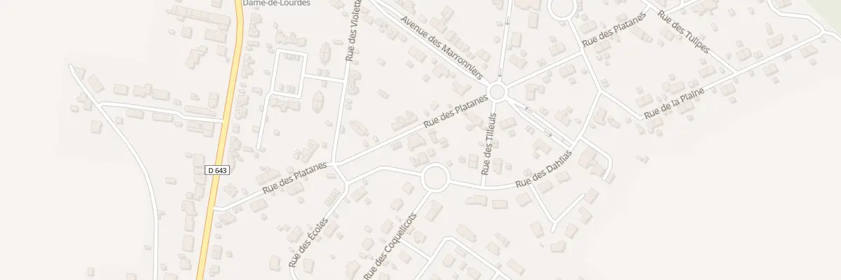 Plan du 14 Rue des Platanes à Mercy-le-Bas