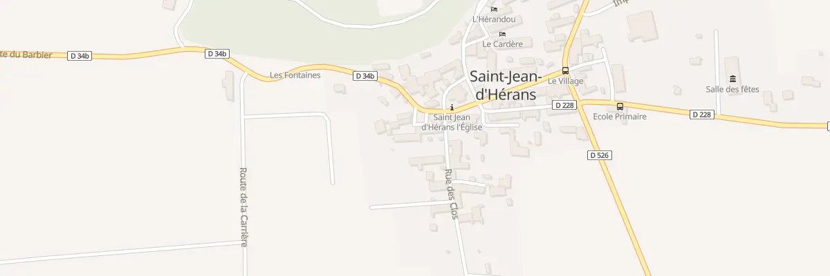 Plan du 29A Pl du Four à Saint-Jean-d’Hérans