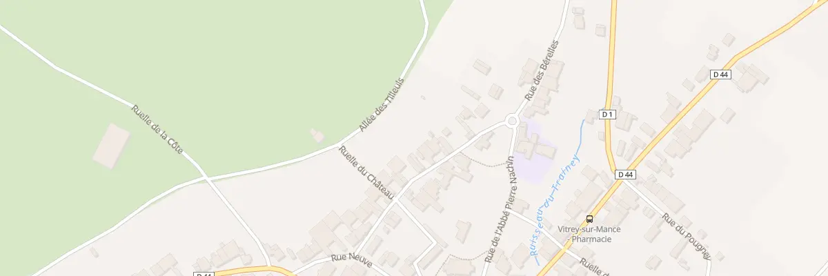 Plan du 11 Rue du Charmois à Vitrey-sur-Mance