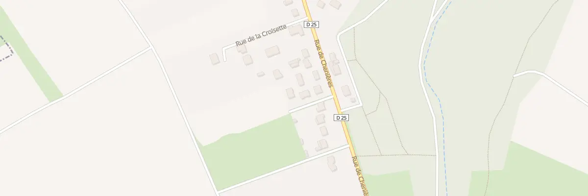 Plan du 66 Rue de la Croisette à Chenières