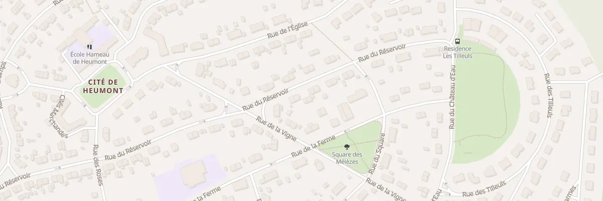 Plan du 59 Rue du Réservoir à Réhon