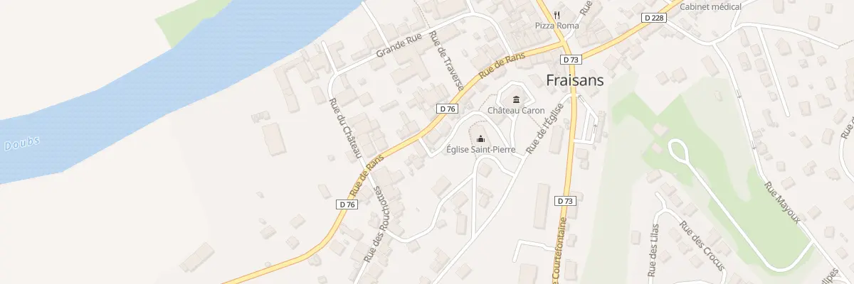 Plan du 19 Rue de Rans à Fraisans