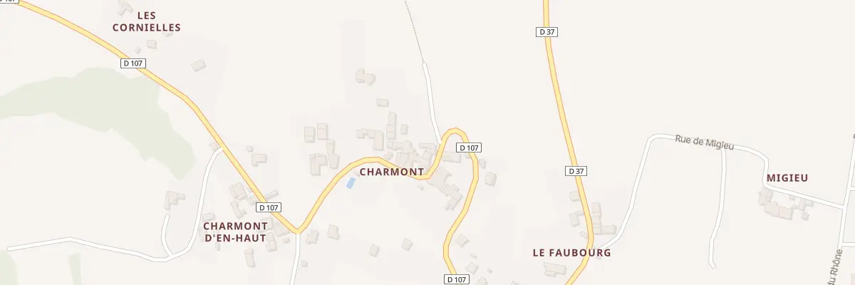 Plan du 320 Rte des Lavoirs à Parves et Nattages