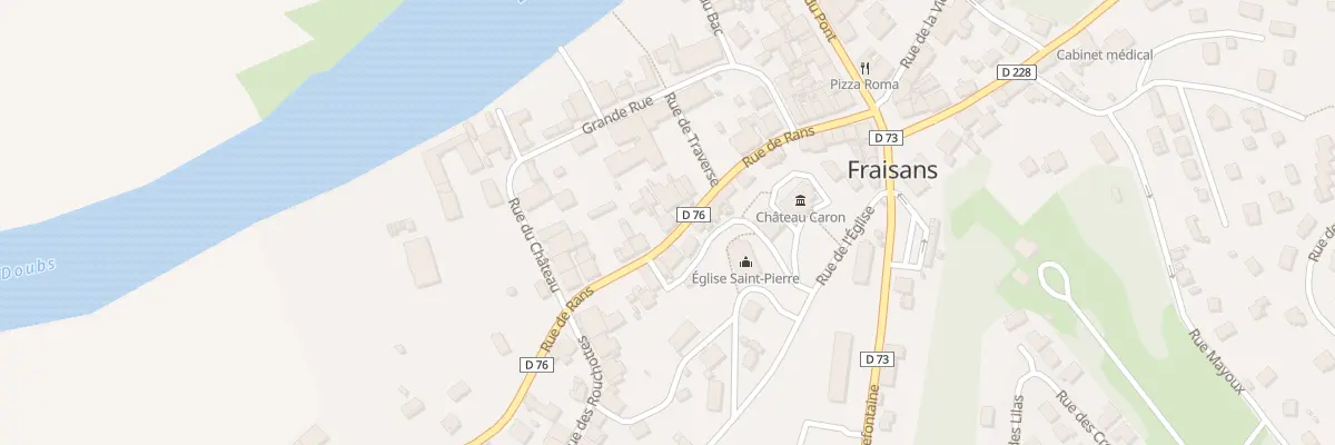 Plan du 18 Rue de Rans à Fraisans
