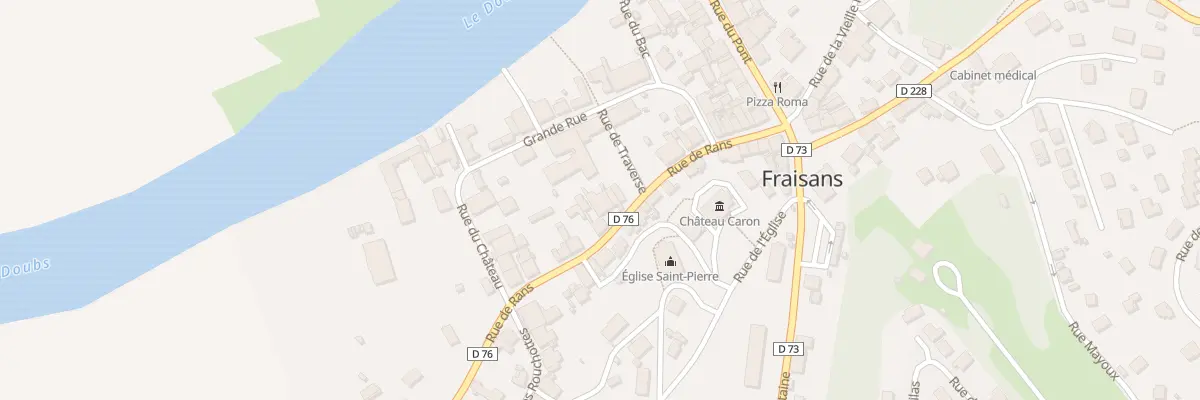 Plan du 16 Rue de Rans à Fraisans