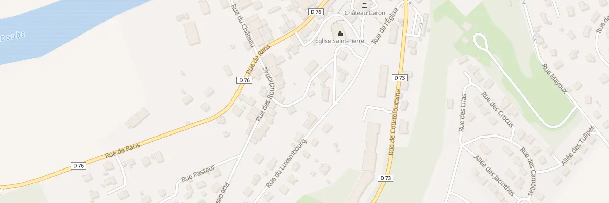 Plan du 6 Rue des Acacias à Fraisans