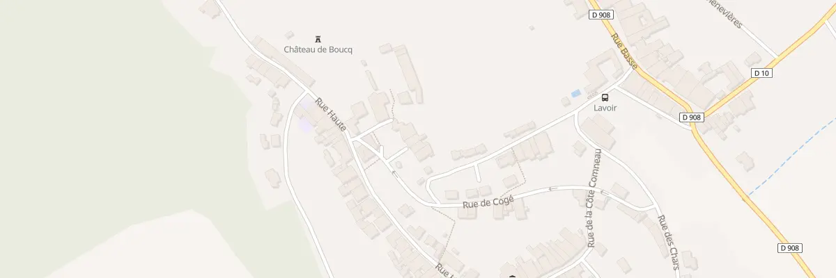 Plan du 8 Rue de Cogé à Boucq