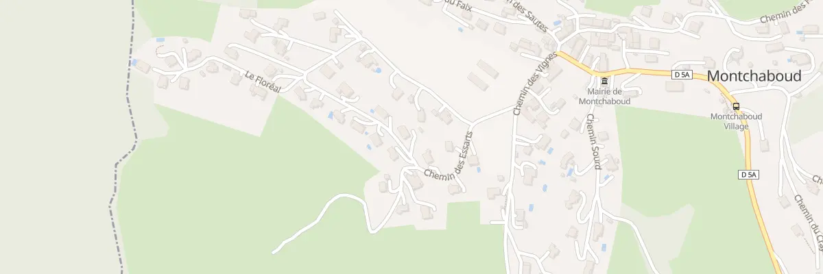 Plan du 485 Che des Vernes à Montchaboud
