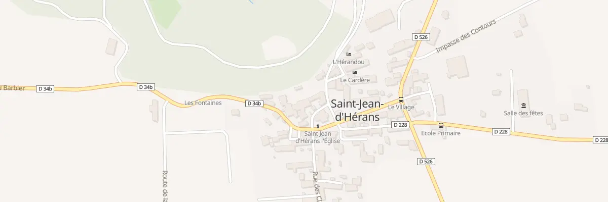 Plan du 113 Pl de l’Eglise et du Temple à Saint-Jean-d’Hérans