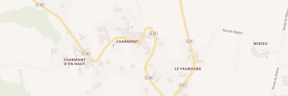 Plan du 377 Rte des Lavoirs à Parves et Nattages