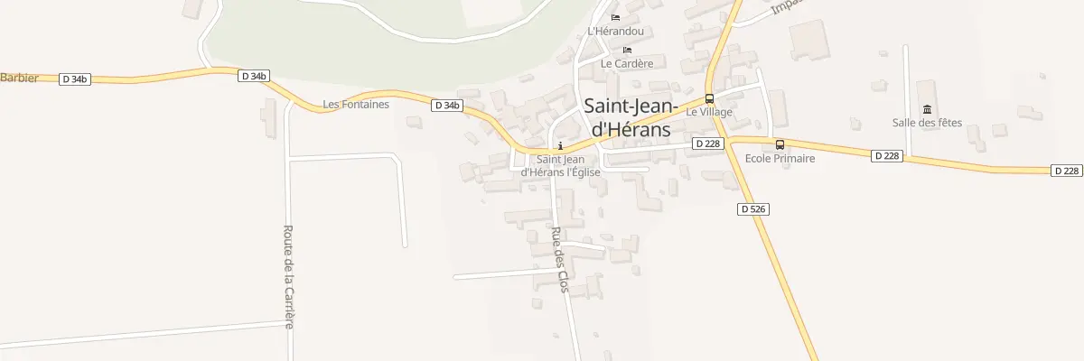 Plan du 5039 Village de Saint Jean à Saint-Jean-d’Hérans