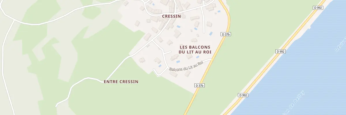 Plan du 174 Les Balcons du Lit au Roi à Cressin-Rochefort