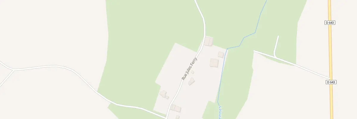 Plan du 33 Rue Jules Ferry à Xivry-Circourt