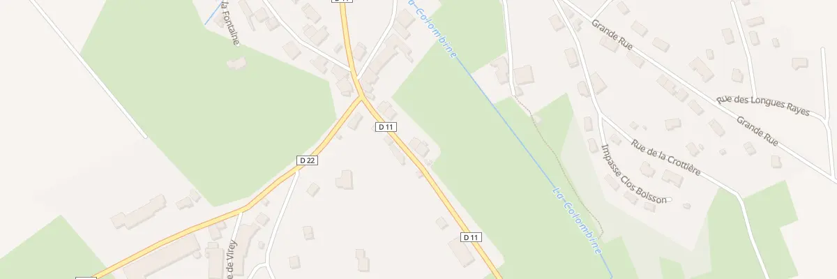 Plan du 5B Rue de Charcenne à Colombine