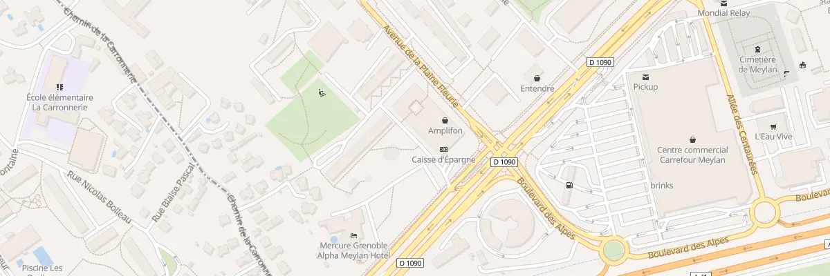 Plan du 4 Rue de la Grange à Grenoble