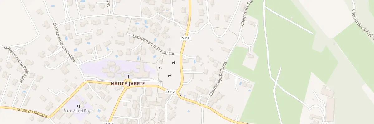 Plan du 1404 Rte General de Gaulle à Jarrie