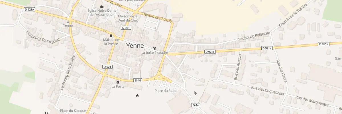 Plan du 18 Rue du Capitaine Simon à Yenne