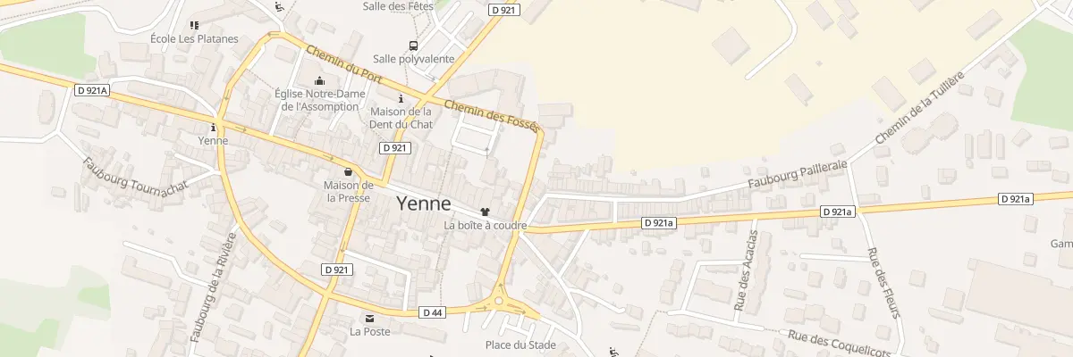 Plan du 26 Che des Fosses à Yenne