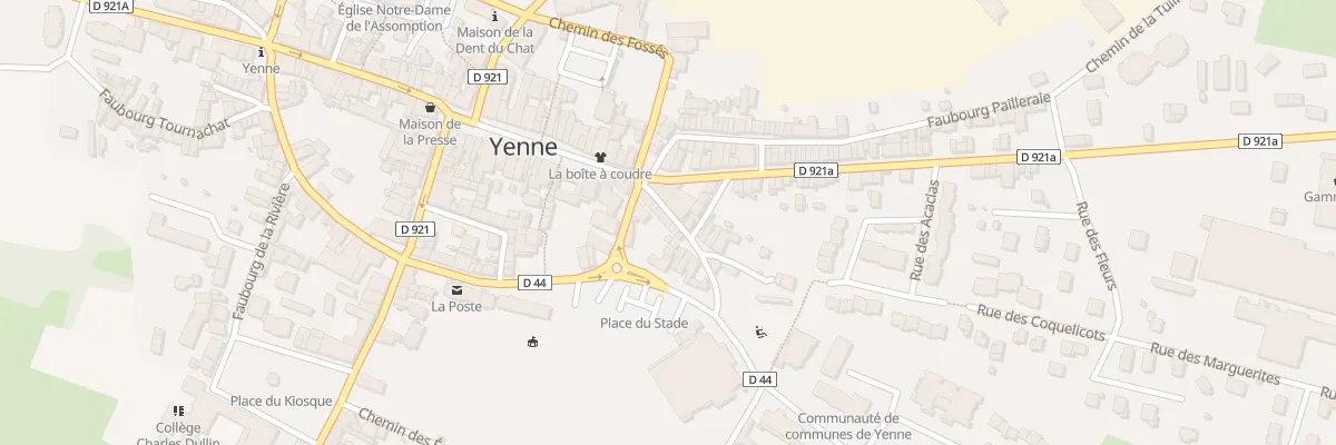 Plan du 24 Fg des Capucins à Yenne
