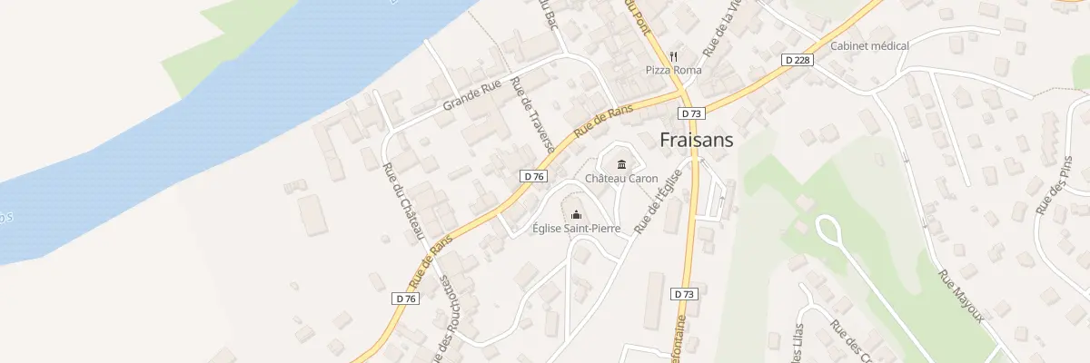 Plan du 15 Rue de Rans à Fraisans