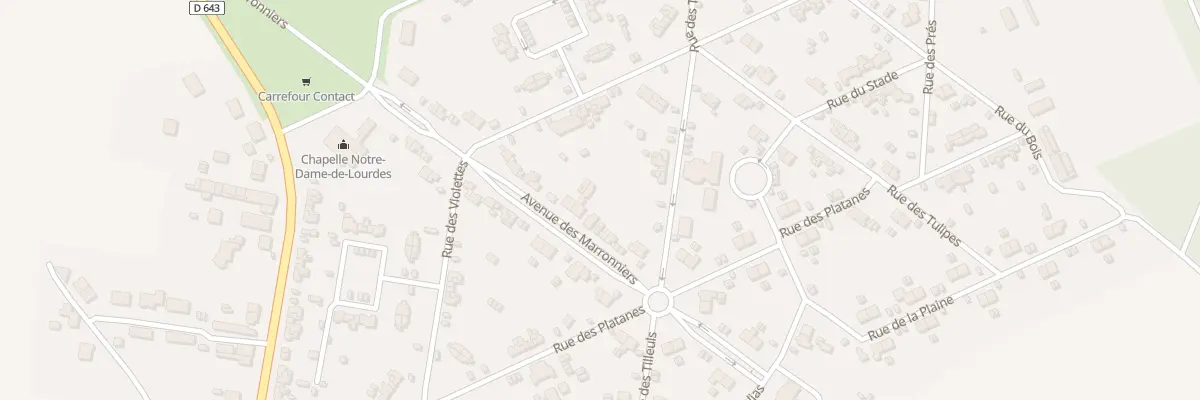 Plan du 19 Av des Marronniers à Mercy-le-Bas