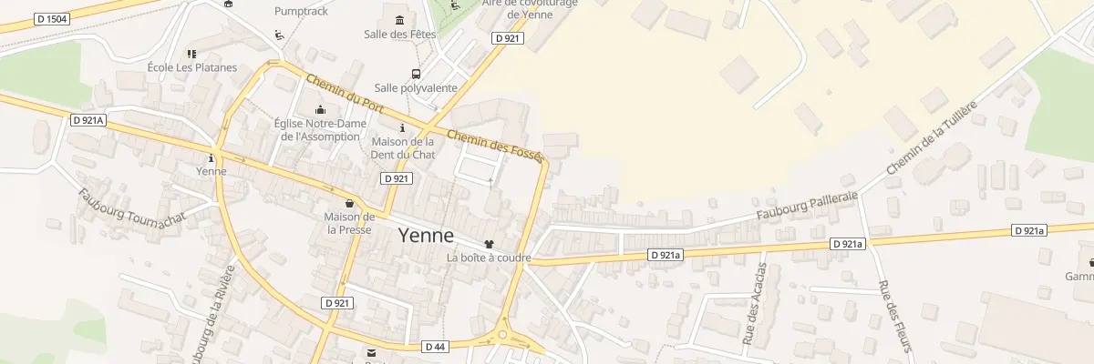 Plan du 56 Che des Fosses à Yenne