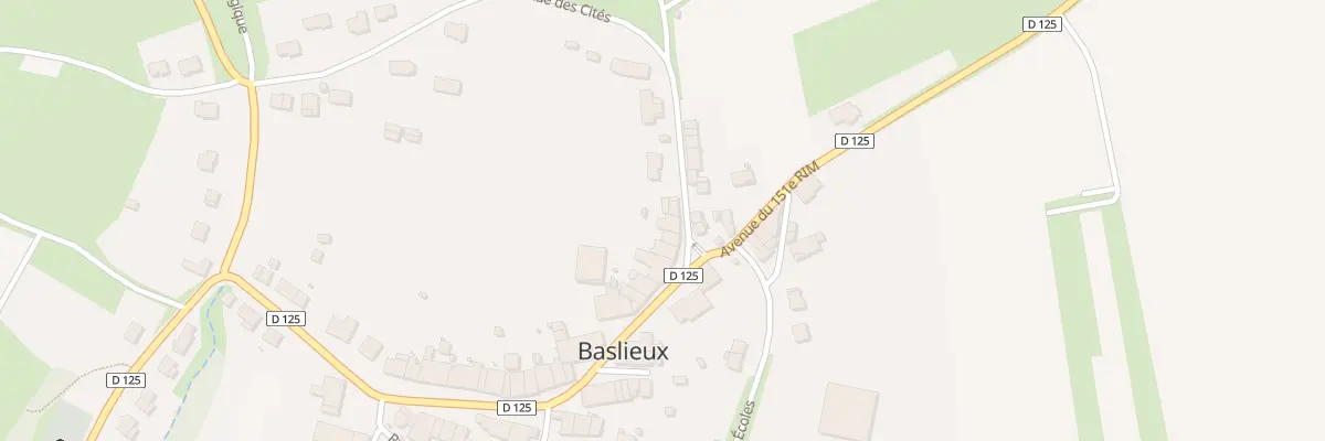 Plan du 2 Rue des Cités à Baslieux