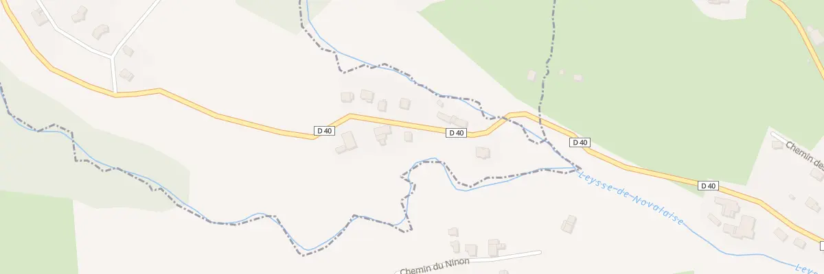 Plan du 2316 Rte de Praz Long à Gerbaix